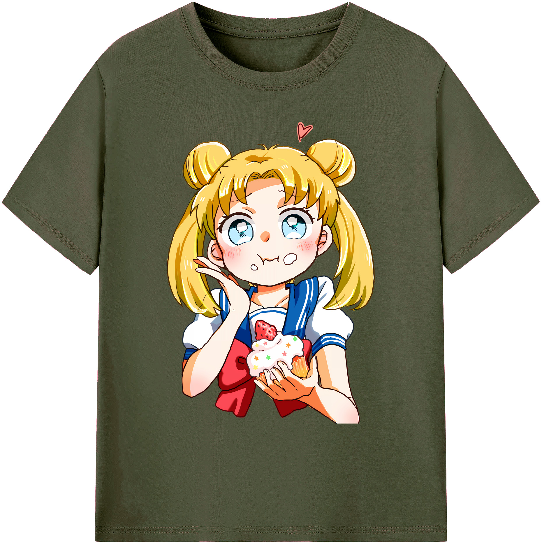 （画像用） 美少女戦士セーラームーン 愛野 美奈子 あいの みなこ Sailor Moon Aino Minako 綿100％ メンズ半袖Tシャツ｜肌触りやわらか＆通気性